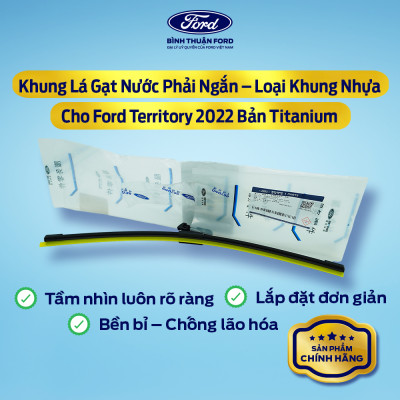 [COMBO GIÁ HỜI] Khung Lá Gạt Nước Mưa (Trái, Phải) – Ford Territory 2022 Bản Titanium | Chính Hãng