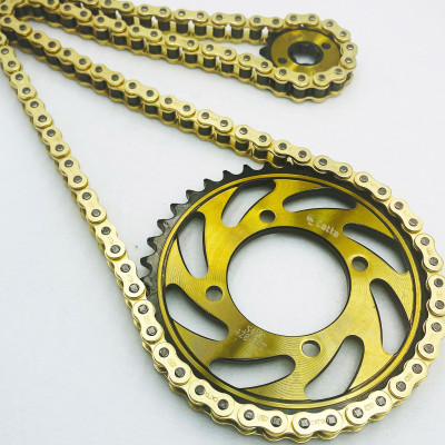 Nhông sên dĩa EXCITER MẪU MỚI (Nhông Dĩa Vàng Đồng, Sên Vàng) - Nhông sên dĩa CATTA chất lượng cao