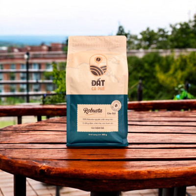 Cà Phê Robusta Rang Mộc Nguyên Chất Đất Cà Phê 500g | Pure Robusta Coffee 500g - Gu Đậm Đà