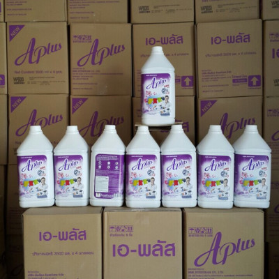 Nước giặt xả 2in1 APLUS Thái lan 3.5L hương Hoa hồng - Hàng nhập khẩu (Mẫu mới đậm đặc gấp 3 lần)
