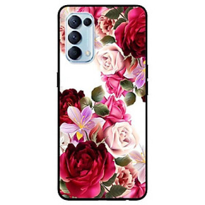 Ốp lưng dành cho Oppo Reno 5 mẫu Họa Tiết Hoa Hồng