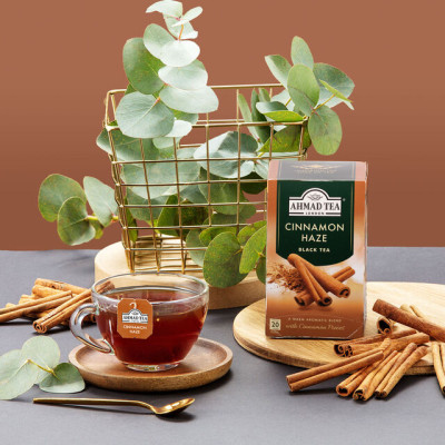 TRÀ AHMAD ANH QUỐC - QUẾ (40g) - Cinnamon Haze - Thức uống hoàn hảo trong những ngày lạnh