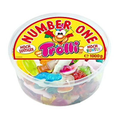 Kẹo dẻo Trolli Number One thập cẩm hộp 1kg