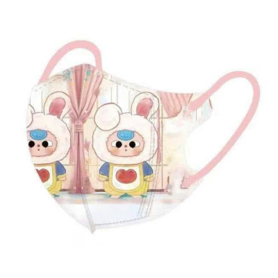 SET 10 Chiếc Khẩu Trang 5d Baby Three, Kháng Khuẩn,  Dễ Thương Cho Bé - giao họa tiết ngẫu nhiên