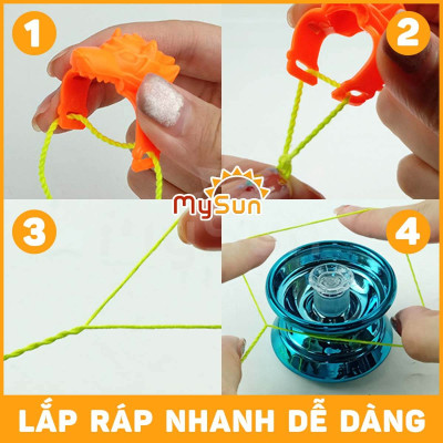 Đồ chơi YoYo ZoZo nhạy chuyên nghiệp linh thú thần rồng hổ tuyệt đỉnh con quay vô cực giá rẻ cho bé MySun