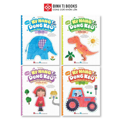 Sách - Luyện Kỹ Năng Dùng Kéo Thuần Thục Và An Toàn - Cho Trẻ Từ 3 - 6 Tuổi - Đinh Tị Books