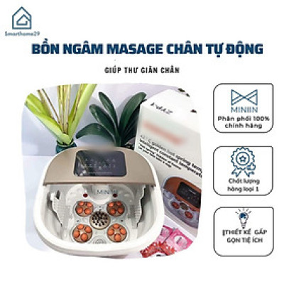 Bồn Ngâm Chân Massage  Gấp Gọn , Máy Ngâm Chân Massage Chân - Cải Thiện Giấc Ngủ Cho Gia Đình - HÀNG LOẠI 1- CHÍNH HÃNG MINIIN