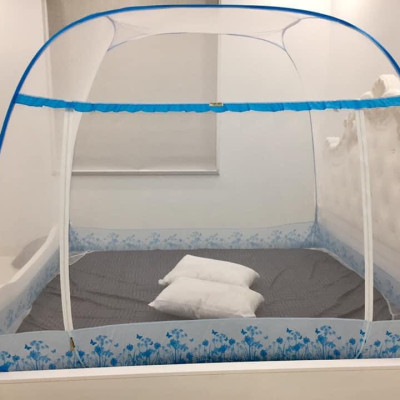 Màn Chụp , Mùng Chụp Tự Bung Đỉnh Rộng Cao Cấp Mộc Miên ( Hà Nội )