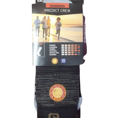 Tất vớ thể thao Salomon không Cotton PREDICT CREW LC1555300