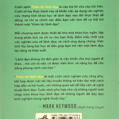 Thiên Tài Lãnh Đạo -Leadership Genius