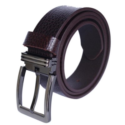 HP4142-43 - Thắt lưng nam Huy Hoàng da bò 4P 1m4 đầu kim màu đen, nâu