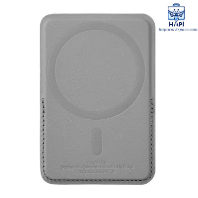 Ví da đựng thẻ hàng chính hãng WiWU Mag Wallet Wi-WM001: Kiêm giá đỡ tiện lợi cho điện thoại, tương thích MS