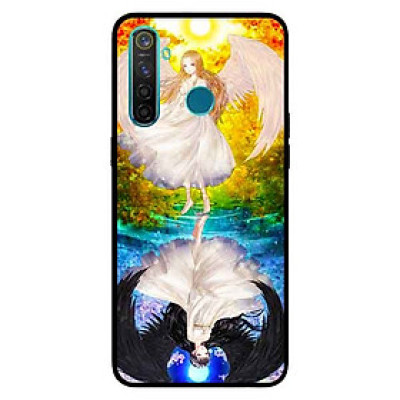 Ốp Lưng in cho Realme 5 Pro / Realme Q Mẫu Thiên Thần Ác Quỷ - Hàng Chính Hãng