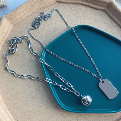 Dây chuyền 2 lớp retro punk rock đa phong cách