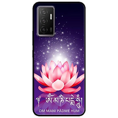 Ốp lưng cho Vivo V23e - Y31 -Y51 - Y55 - Y55s - Y55 2022 - Om Mani Tím Hồng - Hàng Chính Hãng