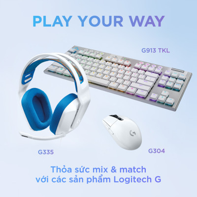 Tai Nghe Gaming Có Dây Logitech G335 - Hàng Chính Hãng