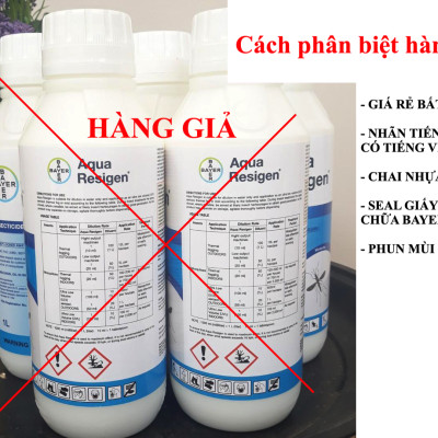 (Ko mùi) Hàng BAYER - Thuốc Aqua Resigen 10.4 EW diệt muỗi, kiến, gián, rệp, bọ xít.... Bộ Y tế cho phép lưu hành