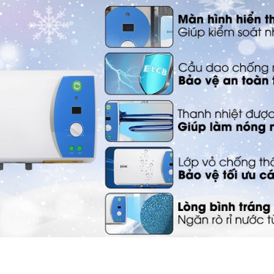 Máy nước nóng gián tiếp Ferroli VERDI AE 20 lít màn hình led hiển thị nhiệt độ (2500W)-hàng chính hãng