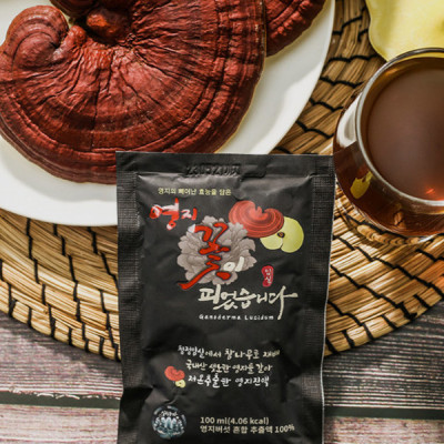 Nước tinh chất Nấm Linh Chi thanh xuân Hàn Quốc - Hộp 30 gói