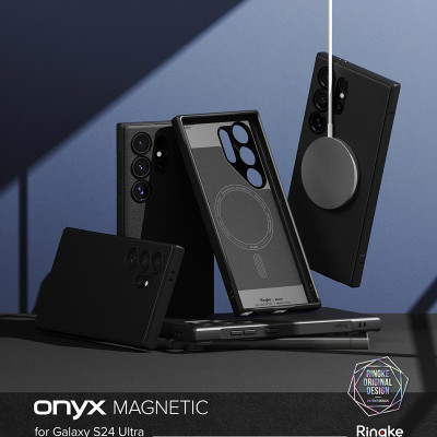 Ốp lưng cho Samsung Galaxy S24 Ultra RINGKE Onyx Magnetic - Hàng Chính Hãng
