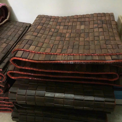 Chiếu Gỗ Trắc Miếng Cao Cấp - Kích Thước 1,6mx2m ( video , hình thật )