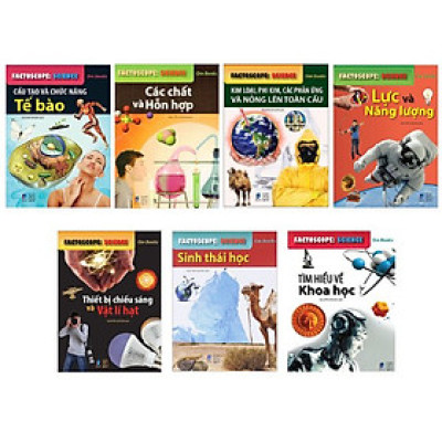 Bộ sách Factoscope Science (7 cuốn - In màu)