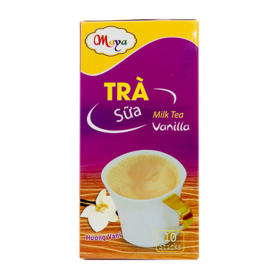 2 Hộp Trà Sữa Maya Hương Vanilla Cocoa Indochine (2 Hộp x 10 Sticks x 20g)