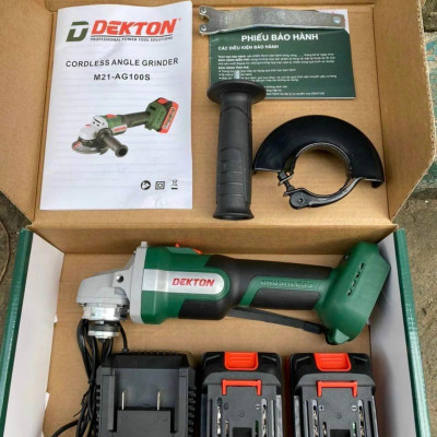 MÁY MÀI GÓC DÙNG PIN LI-ION 21V DEKTON M21-AG100S - HÀNG CHÍNH HÃNG