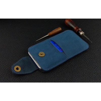 Bao Da Rút cho Iphone 12 Pro Max 13 Pro Max 14 Pro Max Có Quai Cài Da Bò Sáp