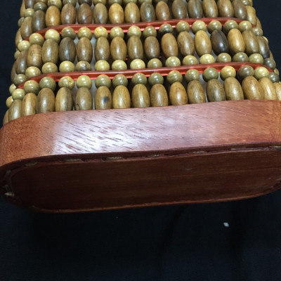 Gối Hạt Gỗ Cao Cấp , Massage Đầu - Chiếu gỗ Mian.vn ( video , hình thật )