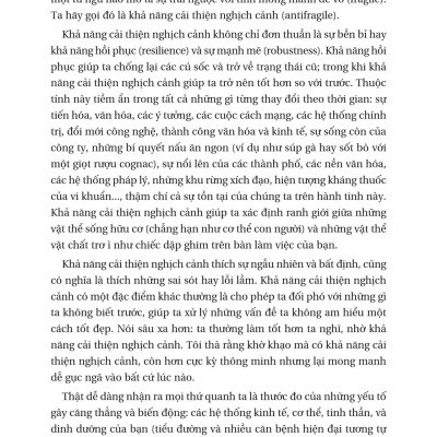 Sách - Khả Năng Cải Thiện Nghịch Cảnh - Hưởng Lợi Từ Hỗn Loạn (Tái Bản 2025)