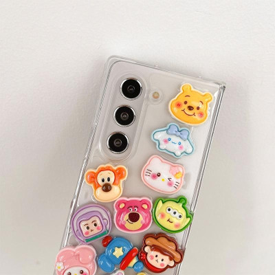 Ốp Lưng Nhựa Cứng Đính Charm TOY STORY Cho Samsung Z FLIP 6 / Z FLIP 5 / Z FOLD 6 / Z FOLD 5 - BUM STORE GALAXY CASE
