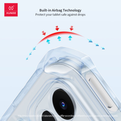 Ốp lưng dành cho iPad Mini 6 hiệu XUNDD có chân dựng, lưng trong viền màu chống ố, chống sốc, bảo vệ camera cao cấp - Hàng chính hãng