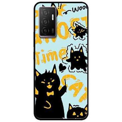 Ốp lưng cho Vivo V23e - Y31 -Y51 - Y55 - Y55s - Y55 2022 - Mèo Mun GHOST - Hàng Chính Hãng