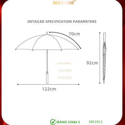 Ô Dù cao cấp Nhãn hiệu Macsim RST Mã 1913UV