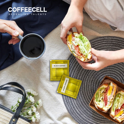 [MUA 1 TẶNG 5] Cà Phê Đen Với Nhân Sâm Trắng Thượng Hạng COFFEECELL (30 gói x 3.5g) - Tăng cường hệ miễn dịch, Giải phóng tiềm năng nhà lãnh đạo - Hàng Chính Hãng