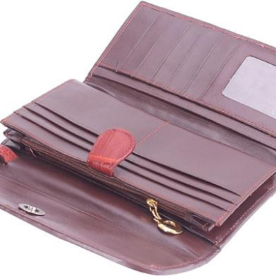 Ví Nữ Huy Hoàng HT3203 (10.5 x 19 cm) - Nâu Đỏ