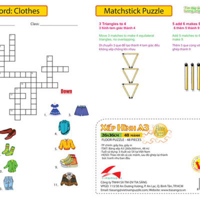 Xếp hình Tia Sáng Avengers Endgame (48 Mảnh Ghép) - Tặng kèm câu đố mặt sau cho bé