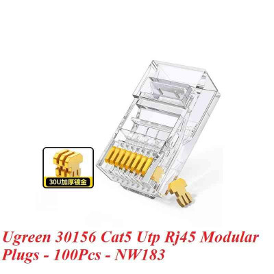 Ugreen UG30156NW183TK 100Pcs Đầu bấm mạng Cat5 Utp 100 cái / hộp - HÀNG CHÍNH HÃNG