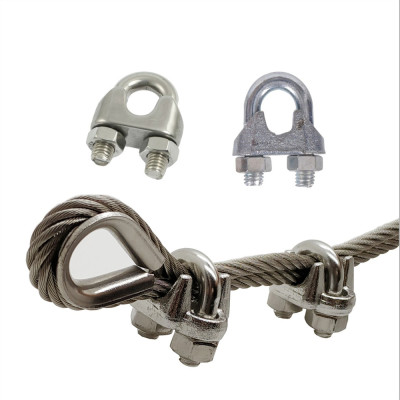 Ốc siết cáp mạ kẽm phi 6 ABG và móc khóa cáp tời quay tay 600LBS-2000LBS, cóc cáp, ốc xiết cáp, ốc siết và móc tời thay thế - Hàng chính hãng