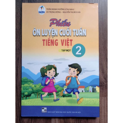 Sách - Phiếu ôn luyện cuối tuần tiếng việt lớp 2 Tập 1 (Cánh diều)