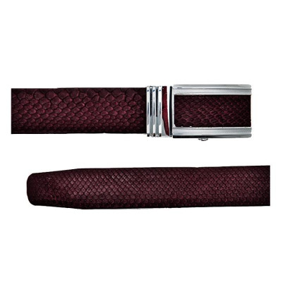 HP4311-12-15-44 - Thắt lưng nam da trăn Huy Hoàng 4P màu da nguyên thủy, đen, trắng, nâu