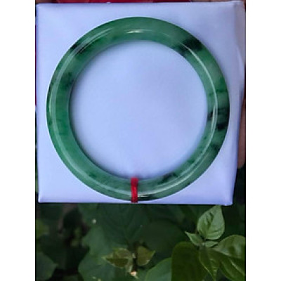 VÒNG TAY ĐÁ CẨM THẠCH CAO CẮP ĐẸP XANH LÝ SƠN THỦY A 49 NỮ 49KG ĐẾN 58KG 