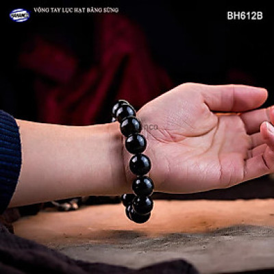 Vòng tay sừng Trâu đen Hồ Lô (BH611B) Mang lại May Mắn và Bình An cho bạn - Bracelet of HAHANCO
