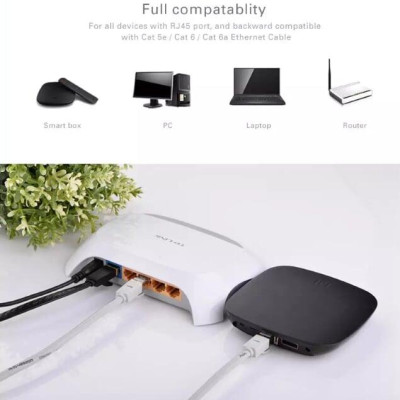 Ugreen UG11277NW107TK 1.5M màu Đen Cáp mạng LAN CAT7 STP chống nhiễu - HÀNG CHÍNH HÃNG