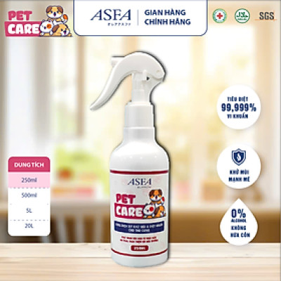 Xịt Khử Mùi, Diệt Khuẩn An Toàn Cho Thú Cưng ASFA Pet Care 250ml