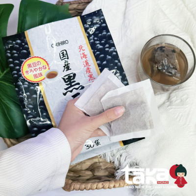 Trà đậu đen Orihiro Nhật Bản Hỗ Trợ Thanh Lọc Cơ Thể Làm Đẹp Da 30 gói