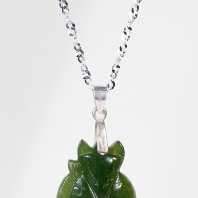 Dây Chuyền Hồ Ly 9 Đuôi Ngọc Bích Ngọc Quý Gemstones