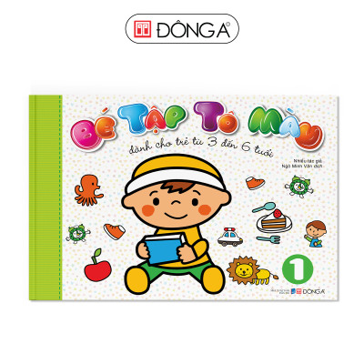 Combo 6 cuốn Bé tập tô màu - Dành cho trẻ 3-6 tuổi