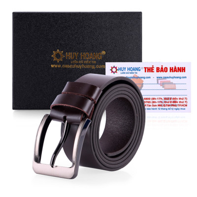 Thắt lưng nam Huy Hoàng bát gài 4P màu da, đen, nâu HC4137-38-39